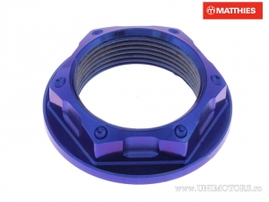 Jug nut M25 x 1.25 mm titanium blue - JM