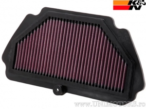 K&N Racing Air Filter - Kawasaki ZX-6R 600 R ('09-'16) / ZX-6R 636 E / ZX-6R 636 F ABS ('13-'16) / ZX-6R 636 KRT('16) - K&N