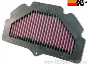 K&N Racing Air Filter - Suzuki GSR 600 / 600 U ('06-'10) / 600 A ABS / 600 UA ABS ('07-'11) / 750 ('11-'13) / 750 Z ('14-'15) - 