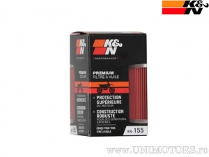 K&N racing oil filter KN-155 - Beta RR 250 / Husaberg FC 400 / Husqvarna Svartpilen 401 / KTM EGS 620 / EXC 400 / SMR 560