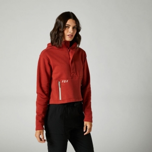 KALIBRÁLT DWR CIPZÁR FLEECE [RD CLY]: Méret - XL