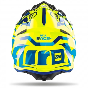 Kask Aviator 2.3 Rep. Cairoli niebiesko-żółty połysk: Rozmiar - XL