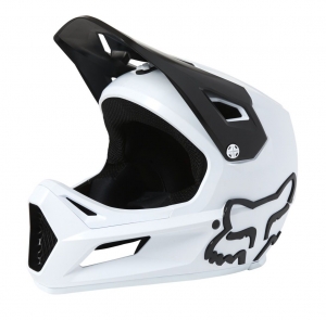 Kask dziecięcy MTB FOX - YTH RAMPAGE HELMET, CE [WHT]: Rozmiar - YL