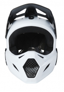 Kask dziecięcy MTB FOX - YTH RAMPAGE HELMET, CE [WHT]: Rozmiar - YL