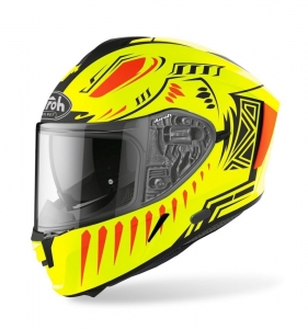 Kask integralny (pełna twarz) Airoh Spark Vibe żółty mat: Rozmiar - XS