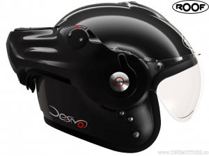 Kask motocyklowy Roof Desmo Black Metal (czarny metal) - Roof