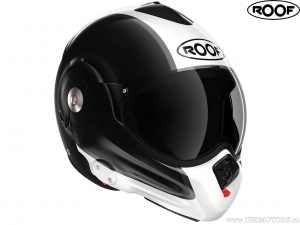 Kask motocyklowy Roof Desmo Flash Black-White (czarno-biały) - Roof