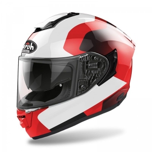 Kask pełnotwarzowy - integralny - AIROH ST.501 DOCK CZERWONY POŁYSK: Rozmiar - XL