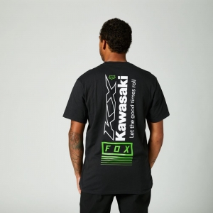 KAWASAKI CAMISETA PREMIUM PRETA: Tamanho - L