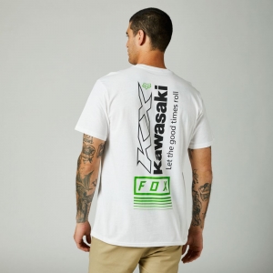 KAWASAKI PREMIUM TEE WHT: Méret - L