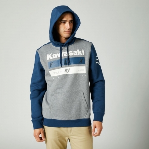 KAWI STREPEN PO FLEECE [DONKER/INDO]: Maat - L