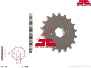 Kettenkit - Honda CM 450 A (USA Variante) ('82) / CM 450 C (USA Variante) ('82) / CM 450 E (USA Variante) ('82-'83) - DID / JT