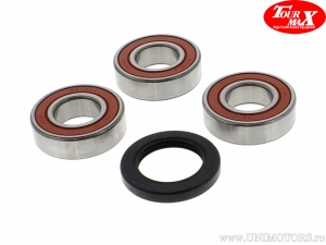 Kit bearings and oil seals rear wheel - Kawasaki S3 400 Mach 2 ('74) / Kawasaki S3 400 A Mach 2 ('75) - TourMax