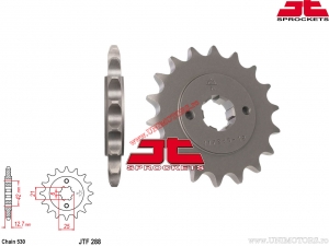 Kit catena - Honda CB750 F F1 (4 in 1) ('77) / CB750 F (variante USA) ('75-'76) - DID / JT