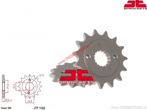 Kit catena - Honda TLR250 ('85-'87) - DID / JT - senza pignone anteriore e posteriore