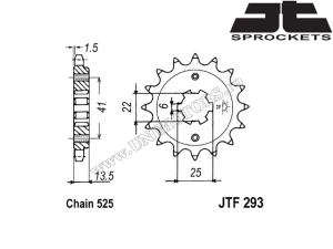 Kit catena Honda XL 600V Transalp ('87-'88) - (DID / JT)