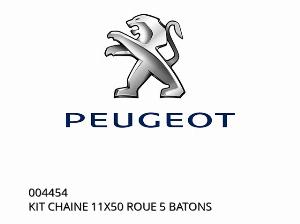 KIT CHAÎNE 11X50 ROUE 5 BÂTONS - 004454 - Peugeot