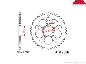 Kit Chaîne - Harley Davidson XLH 883 Sportster / XLH 1200 Sportster ('86-'90) - DID / JT