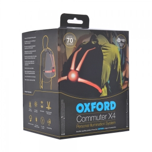 Kit d'Éclairage à Fibre Optique Portable Commuter X4 (Feu Arrière) - Oxford