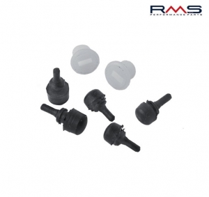 Kit de almohadillas de goma para cubiertas laterales (usadas) - Vespa 50 R / Vespa 50 Special ('69-'83) / Vespa 125 Primavera ('