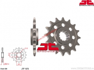 Kit de cadena - Honda 750 Adv ('17) / 750 X-Adv ('17-'18) - DID / JT - sin imagen del piñón trasero