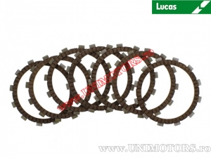 Kit de discos de embrague (textolita) - BMW F 650 650 CS Scarver ('05) / F 650 650 GS / F 650 650 GS Dakar ('05-'08) - Lucas