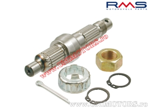 Kit de eje de rueda trasera - Gilera / Piaggio 50cc 2T - (RMS)