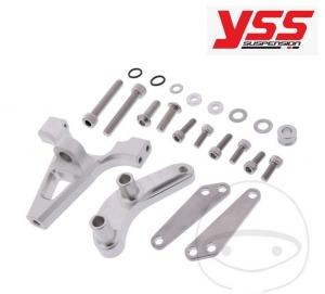 Kit de montagem do amortecedor de direção YSS - Kawasaki ZZR 1400 B ABS ('06-'07) / Kawasaki ZZR 1400 D ABS ('08-'11) - JM