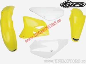 Kit de Plástico (Blanco/Amarillo) - Suzuki RM 85 2T ('02-'17) - UFO