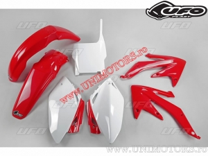 Kit de plástico (blanco/rojo) - Honda CRF 450 R ('07) - UFO