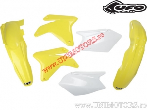 Kit de plástico (branco / amarelo) - Suzuki RM-Z 450 4T ('05-'06) - UFO