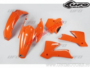 Kit de plástico (naranja) - KTM SX 125 / MXC 200 / SX 200 / SX 250 / MXC 400 Racing / SX 525 Racing ('04) / MXC 300/450 - UFO