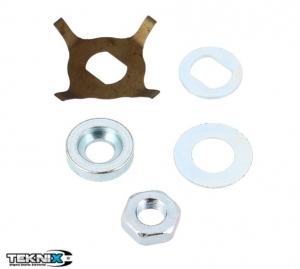 Kit de resortes (arco lamelar) + tuerca de embrague - Moped Peugeot 103 SP / MVL / Vogue LE / LN 2T AC 50cc - Teknix