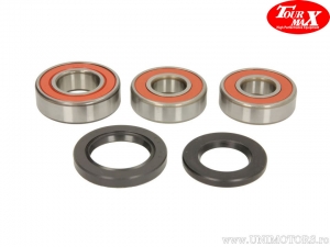 Kit de rodamientos y retenes de aceite para rueda trasera - Kawasaki Z 750 / ZR-7 750 / ZX-10R 1000 / ZX-6R 600 / ZX-9R 900 / ZX