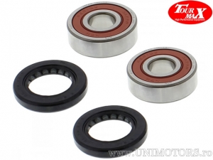 Kit de rolamentos e retentores da roda dianteira - Honda NH 125 Lead / NH 50 MS Lead / Yamaha YZ 80 17/14 polegadas / YZ 85 LW -