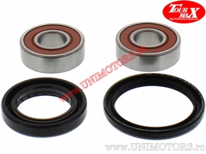 Kit de rolamentos e retentores da roda dianteira - Honda NX 125 Transcity ('89-'98) - TourMax