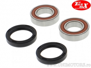 Kit de rolamentos e retentores da roda dianteira - Suzuki RM 125 ('01-'12) - TourMax