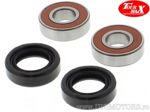 Kit de rolamentos e retentores da roda dianteira - Yamaha YZ 80 17/14 polegadas ('86-'92) - TourMax