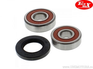 Kit de rolamentos e retentores da roda traseira - Honda CB 250 N Euro ('81) / CM 400 T ('80-'81) / CM 400 T Custom ('82-'83) - T