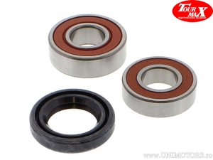 Kit de rolamentos e retentores da roda traseira - Honda CR 80 R ('86-'95) - TourMax