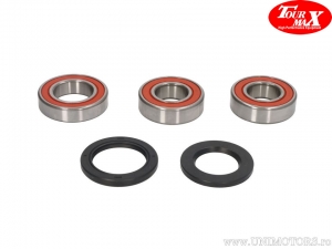 Kit de rolamentos e retentores da roda traseira - Kawasaki ZX-12R 1200 A / ZX-12R 1200 B / ZZR 1400 B / ZZR 1400 D - TourMax