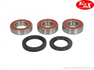 Kit de rolamentos e retentores de roda traseira - Kawasaki Z 1000 / ZX-6R 600 / ZX-6R 636 / ZX-6RR 600 / ZX-7R 750 - TourMax