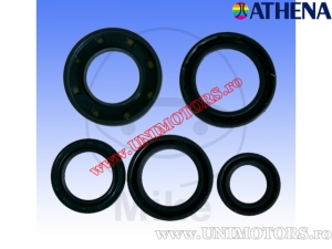 Kit de sellos de aceite para motor - Aprilia Habana 50 / Scarabeo / SR 50 LC / SR 50 R LC Ditech / Suzuki UF 50 - (Athena)