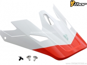 Kit de visera para casco de enduro/cross Sector Bomber (blanco/naranja) - Thor