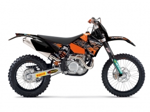 Kit gráfico de fábrica KTM 125 EXC / 125 EXC Six Days / 200 EXC / 250 EXC / 250 EXC Six Days / 300 EXC ('05-'07) - KTM