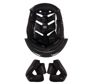 Kit interior casca MT District - Streetfighter SV (TR902) - Negru, XXL (63/64cm)