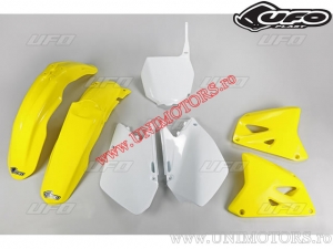 Kit plástico (branco / amarelo) - Suzuki RM 125 / RM 250 ('06-'17) - UFO