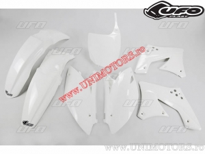 Kit plastica (bianco) - Kawasaki KX 250 F 4T ('10-'11) - UFO