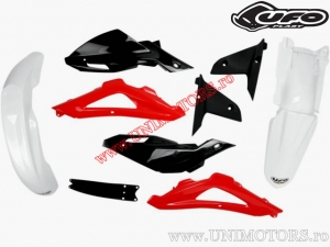 Kit Plastica (Bianco/Rosso/Nero) - Husqvarna TC 250 / TC 450 / TC 510 ('08) - UFO