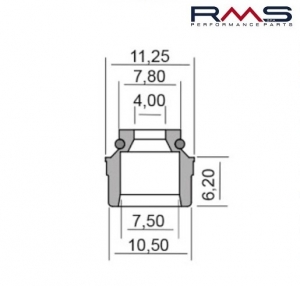 Klepseal - Aprilia / Derbi / Gilera / Italjet / Malaguti / Peugeot / Piaggio / Vespa 4T 50-500cc - RMS